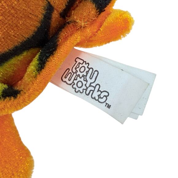 Toy Works Small 8 Inch Orange Plush Turtle Soft Stuffed Animal Toy - Picture 5 of 5